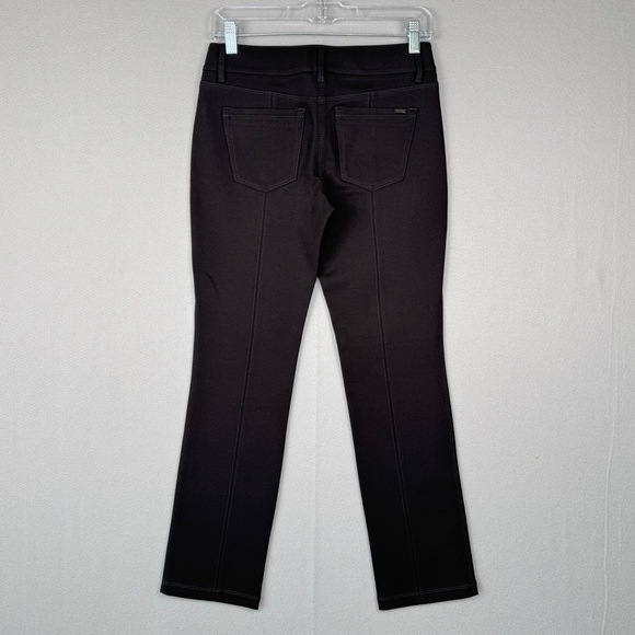 White House Black Market The Slim‎ Ponte 0 Short Black Back Seam Jeans Casual - Picture 2 of 14